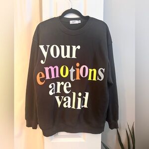 The Mayfair Group oversized Sweatshirt 100% cotton